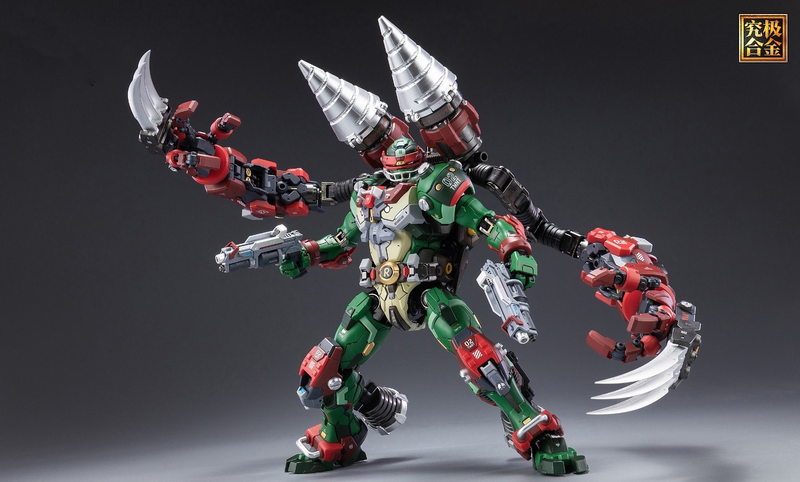 Ready! New HeatBoys HB0013 Robot Mecha Raphael Metal Build Action Figure Model