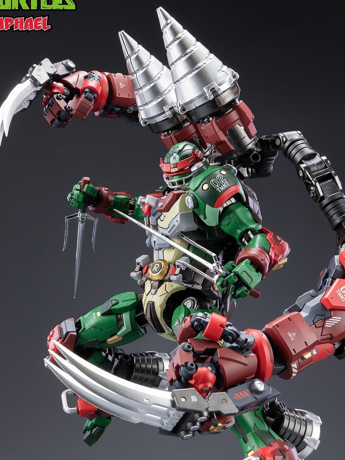 Ready! New HeatBoys HB0013 Robot Mecha Raphael Metal Build Action Figure Model