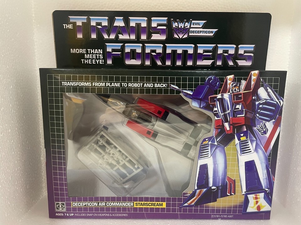 Brand New Transformers G1 Reissue Starscream/Skywarp/Thundercracker 3 Pcs