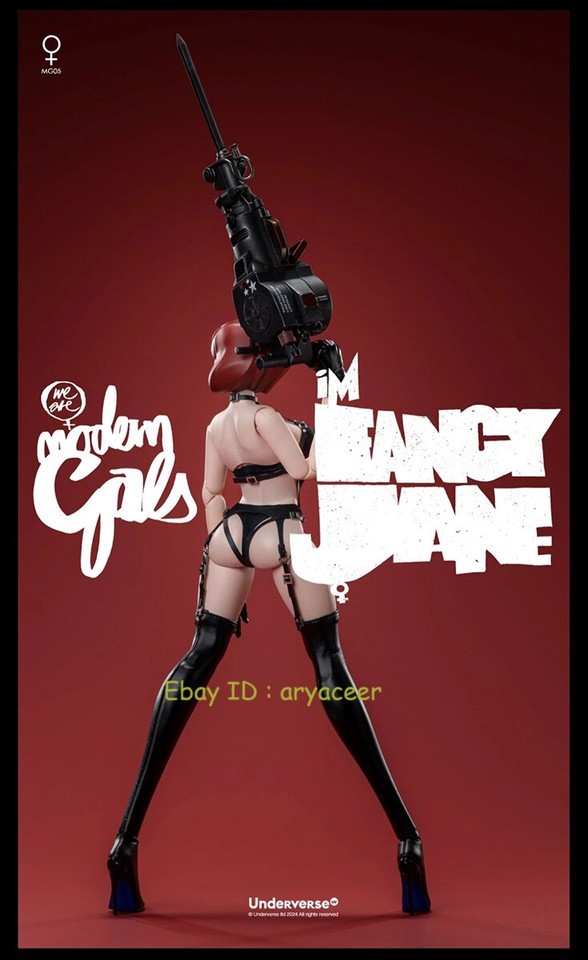 Ready! New UV Underverse Modern Gals Series Fancy Jane 1/6 Action Figure