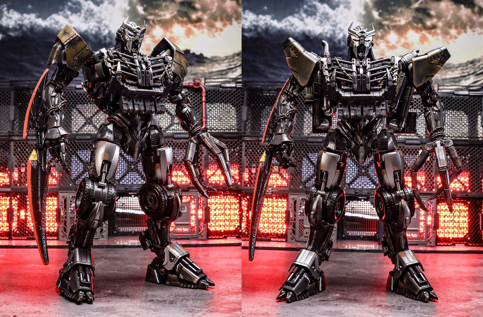 In Stock New 4th Party SG-01 Scourge Oversized Version Action Figure Transforms Toy