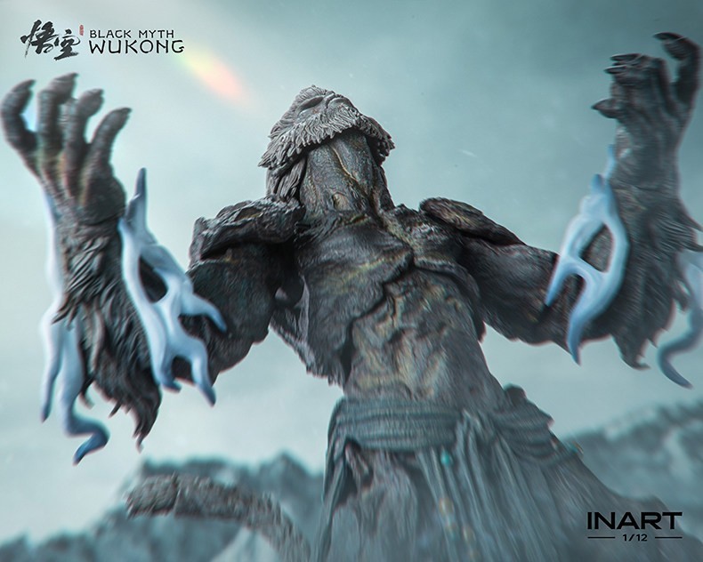 In Stock INART Studio Black Myth: Wukong Stone Ape 1/12 Articulated Figure