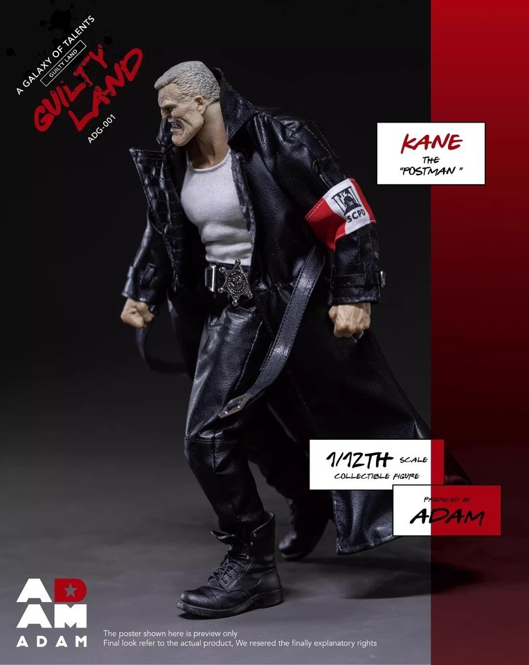 Ready! New MUFF ADAM ADG-001 Guilty Land Kane The Postman 1/12 Action Figure