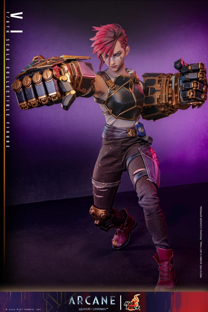 In Stock New Hot Toys TMS138 1/6 Arcane League of Legends Vi Action Figure