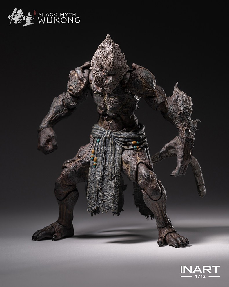 In Stock INART Studio Black Myth: Wukong Stone Ape 1/12 Articulated Figure