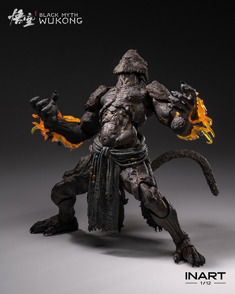 In Stock INART Studio Black Myth: Wukong Stone Ape 1/12 Articulated Figure