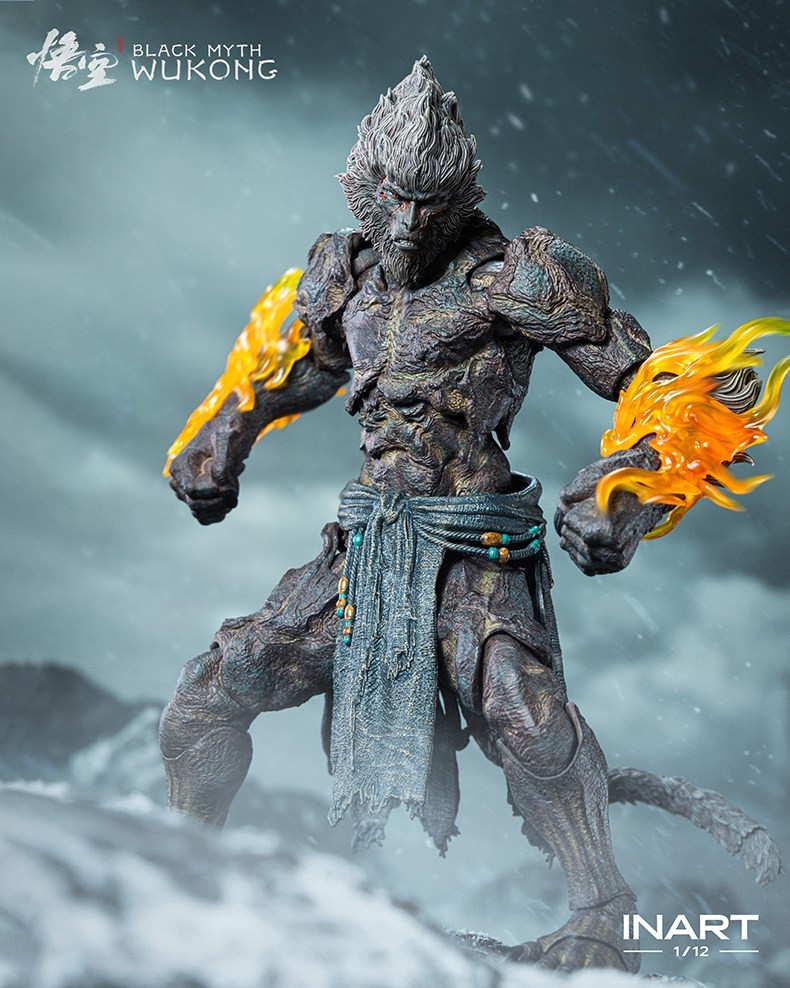 In Stock INART Studio Black Myth: Wukong Stone Ape 1/12 Articulated Figure