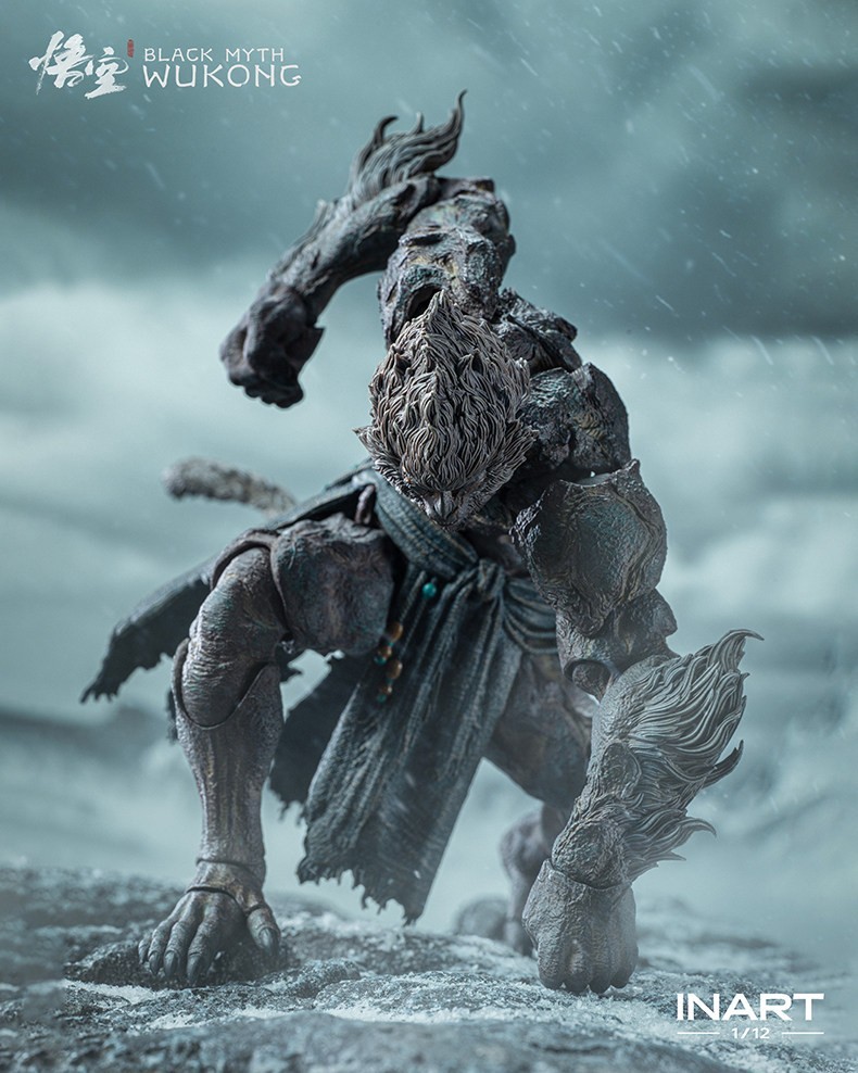 In Stock INART Studio Black Myth: Wukong Stone Ape 1/12 Articulated Figure