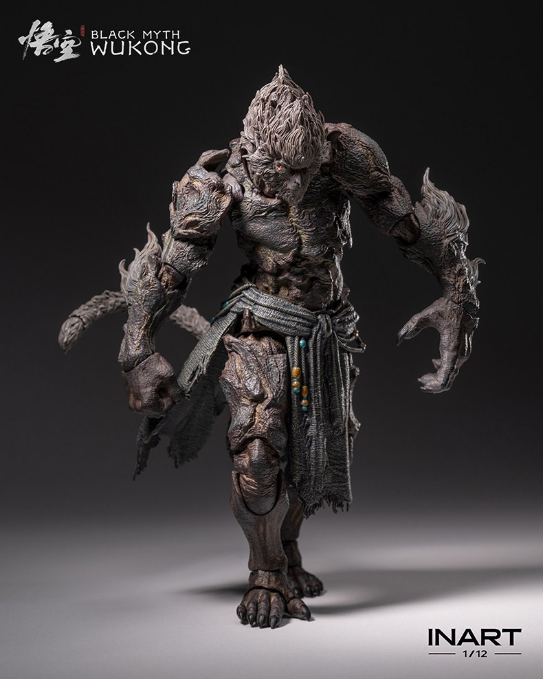 In Stock INART Studio Black Myth: Wukong Stone Ape 1/12 Articulated Figure