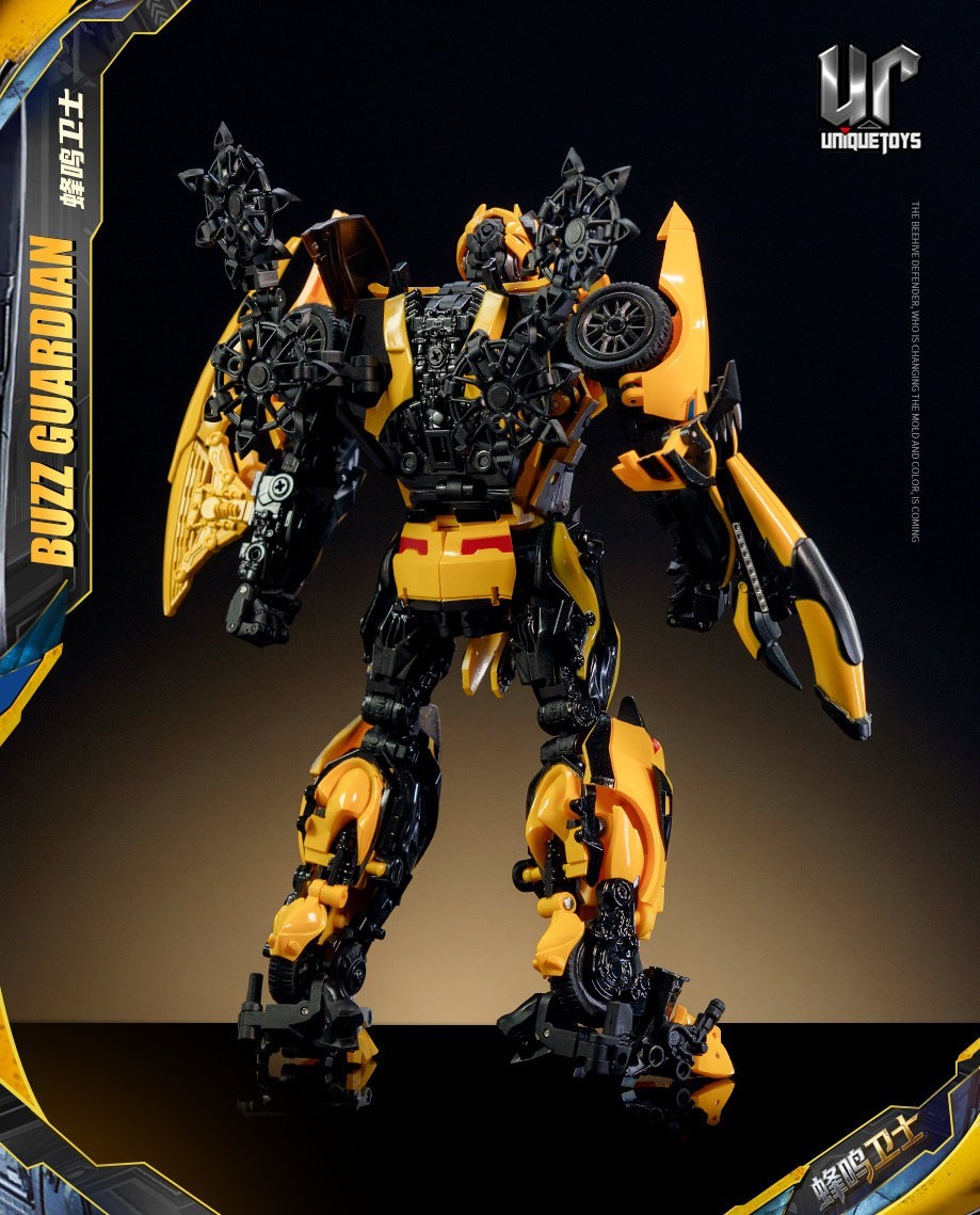 In Stock New Unique Toys R-11 Buzz Guardian YellowBee Transforms Action Figure