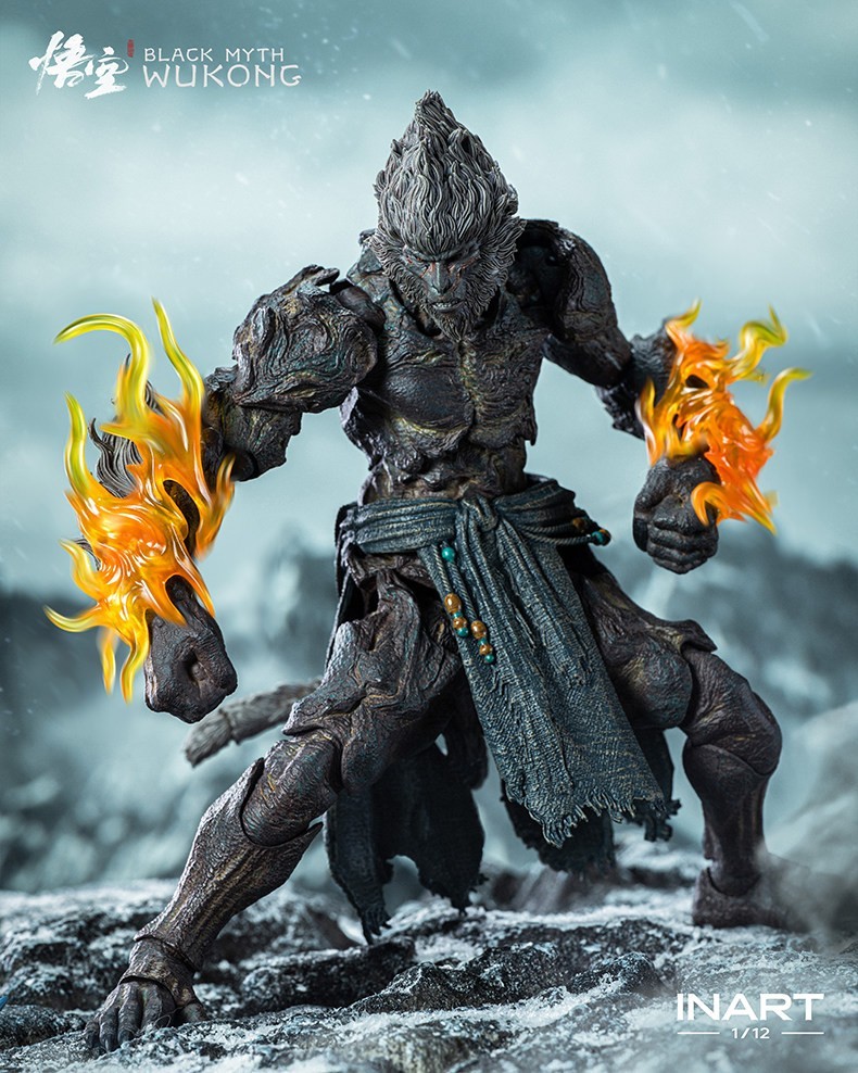 In Stock INART Studio Black Myth: Wukong Stone Ape 1/12 Articulated Figure