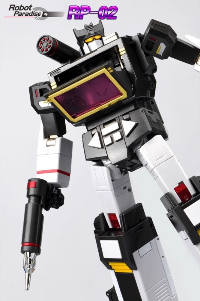 In Stock New Robot Paradise RP-02 Acoustic Blaster Soundblaster w/ Ratbat Figure