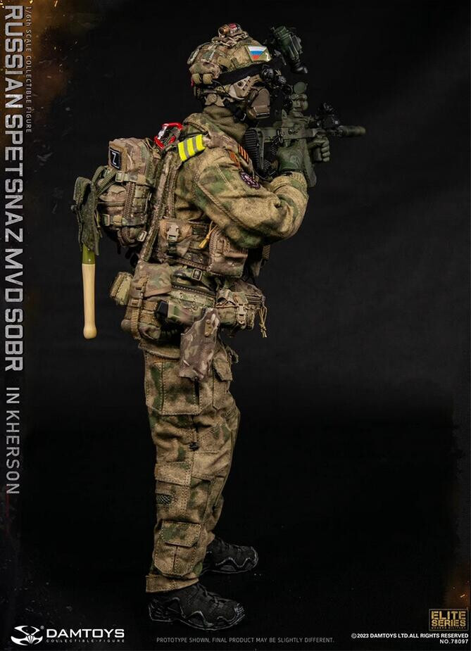 DAMTOYS 78097 Russian Spetsnaz MVD SOBR IN KHERSON Military 1/6 Figure In Stock