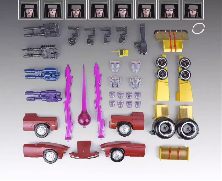 New X-Transbots MX-12B Trailer with MX-12C Accessory Pack In Stock