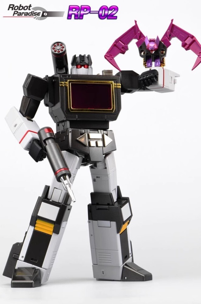 In Stock New Robot Paradise RP-02 Acoustic Blaster Soundblaster w/ Ratbat Figure