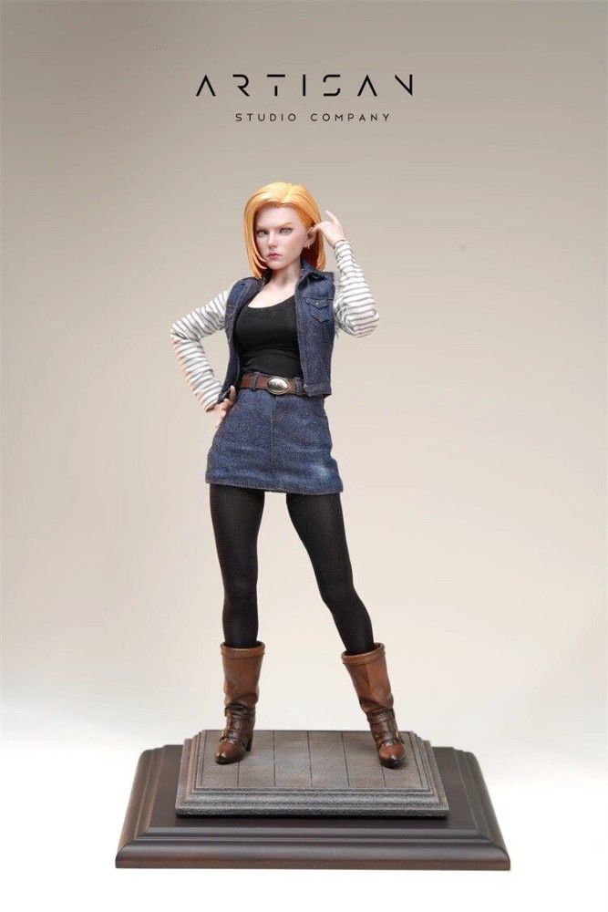 Ready! New ARTISAN 1/6 Android 18 Lazuli Collectible Female Action Figure
