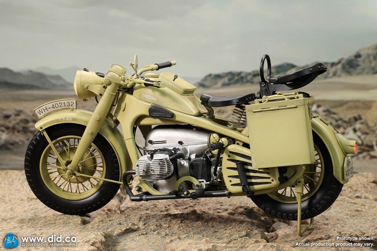 In Stock New DID E60075 Motor Tricycle KS750 Motorcycle Model Figure 1/6 Scale