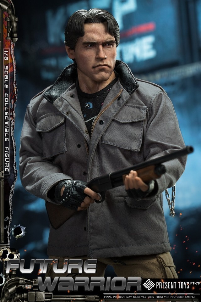 In Stock New PRESENT TOYS PT-sp79 1/6 Terminator T800 Arnold 12" Action Figure