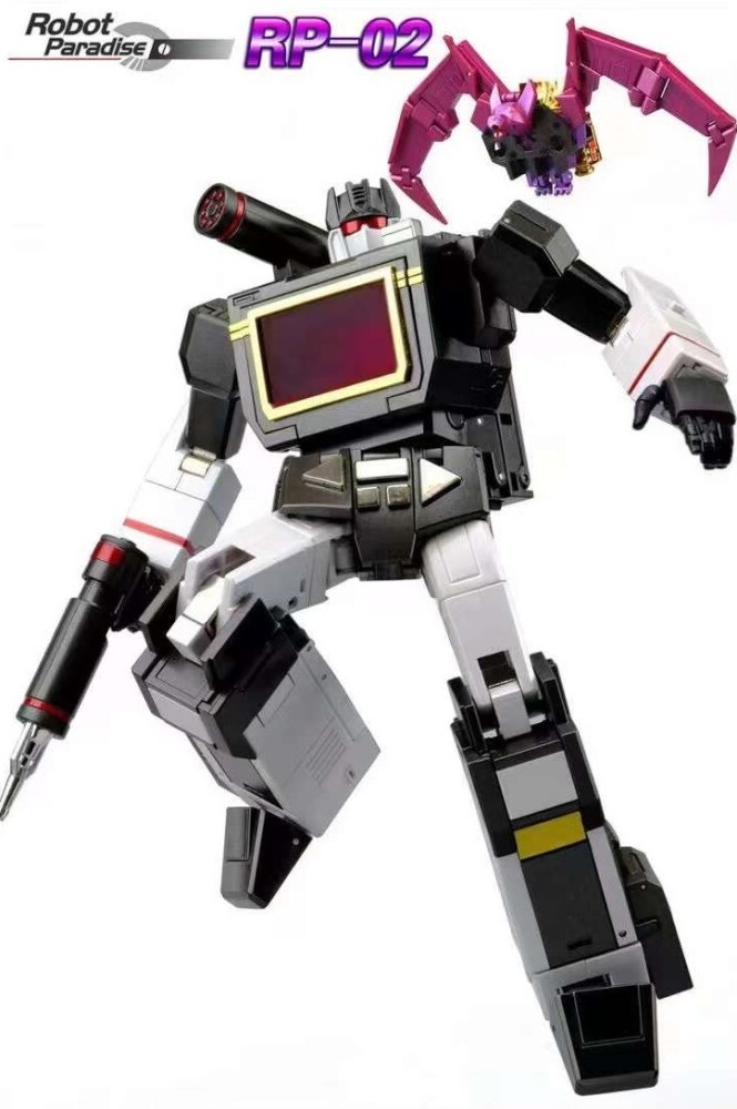 In Stock New Robot Paradise RP-02 Acoustic Blaster Soundblaster w/ Ratbat Figure
