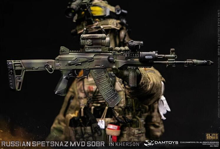 DAMTOYS 78097 Russian Spetsnaz MVD SOBR IN KHERSON Military 1/6 Figure In Stock