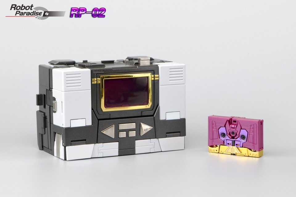 In Stock New Robot Paradise RP-02 Acoustic Blaster Soundblaster w/ Ratbat Figure