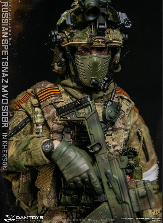 DAMTOYS 78097 Russian Spetsnaz MVD SOBR IN KHERSON Military 1/6 Figure In Stock