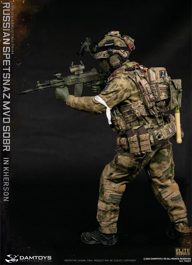 DAMTOYS 78097 Russian Spetsnaz MVD SOBR IN KHERSON Military 1/6 Figure In Stock