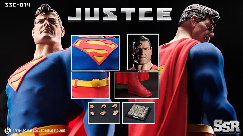 In Stock New SSR SSC-014 1/6 Superhero Justice Savior Collectible Action Figure