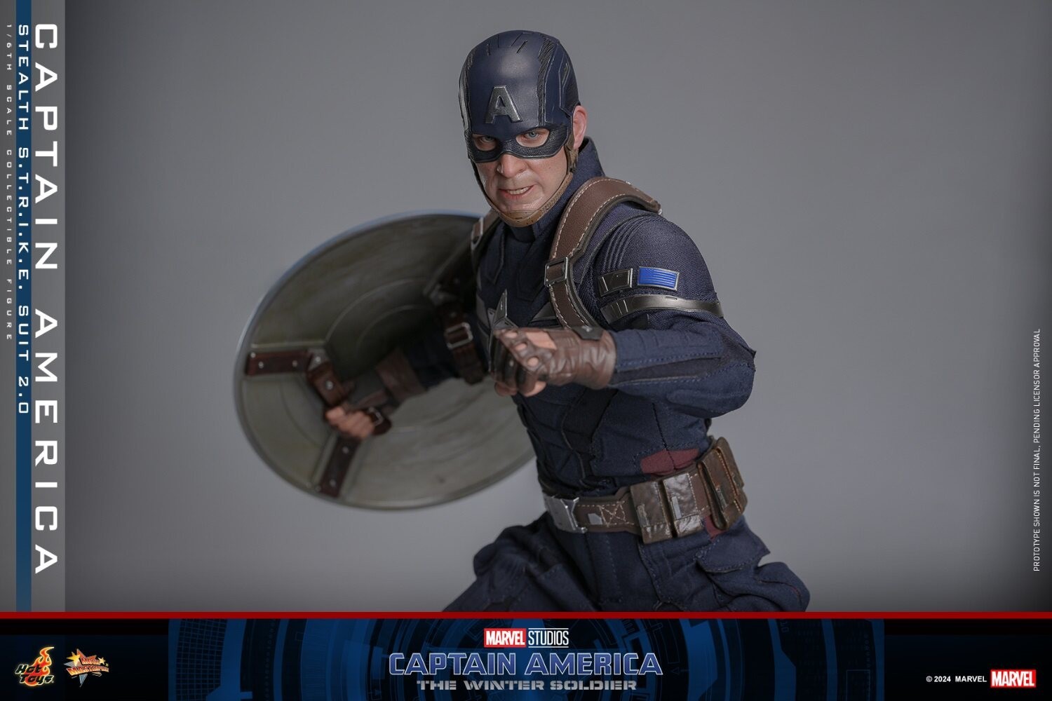 In Stock New Hot Toys MMS783 Captain America 1/6 Stealth Strike Suit 2.0 Figure