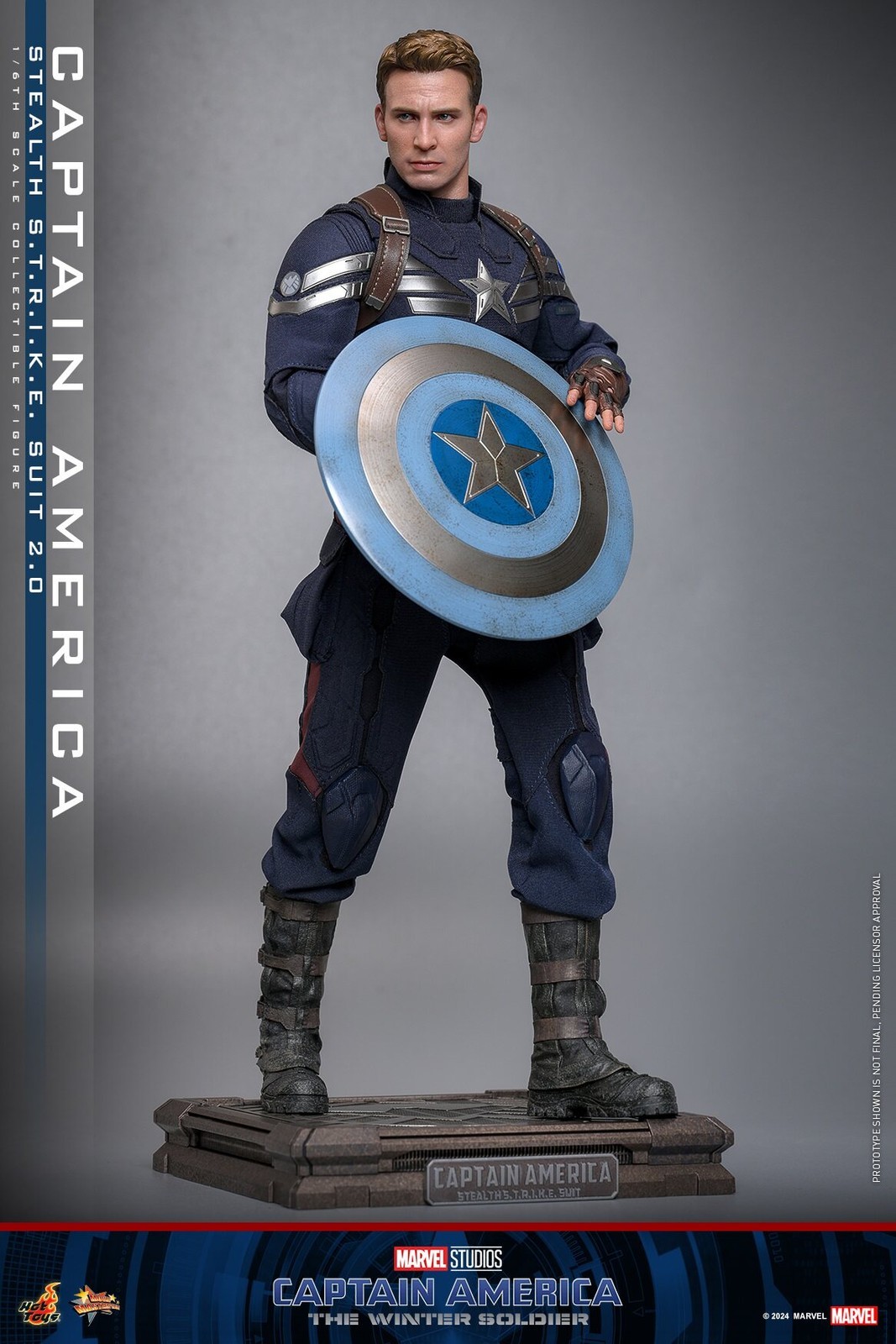 In Stock New Hot Toys MMS783 Captain America 1/6 Stealth Strike Suit 2.0 Figure