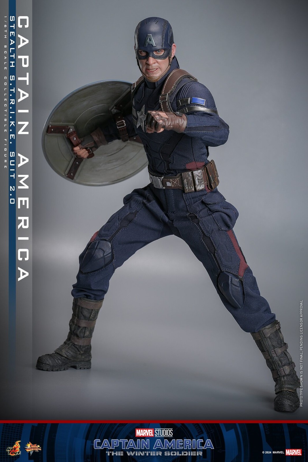 In Stock New Hot Toys MMS783 Captain America 1/6 Stealth Strike Suit 2.0 Figure