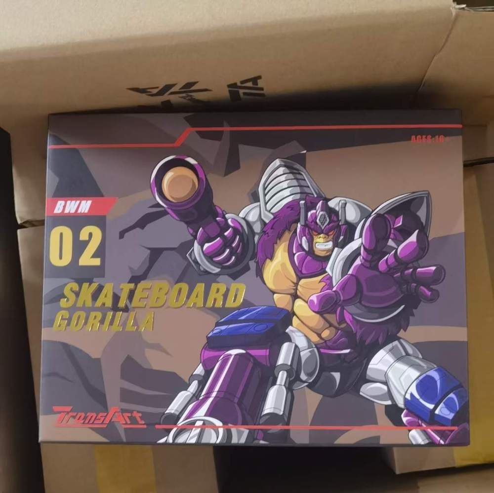 In Stock TransArt BWM-02 Skateboard Gorilla BW Transmetal Optimus Primal Figure