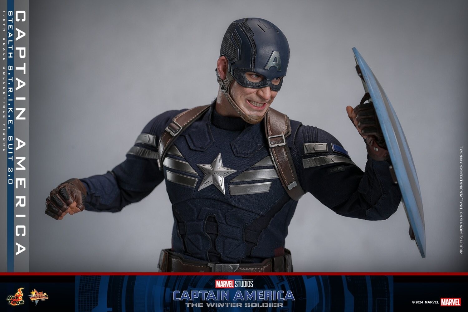 In Stock New Hot Toys MMS783 Captain America 1/6 Stealth Strike Suit 2.0 Figure