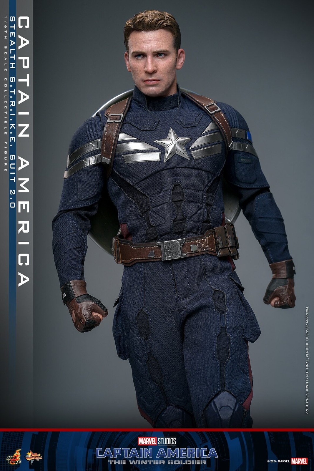 In Stock New Hot Toys MMS783 Captain America 1/6 Stealth Strike Suit 2.0 Figure