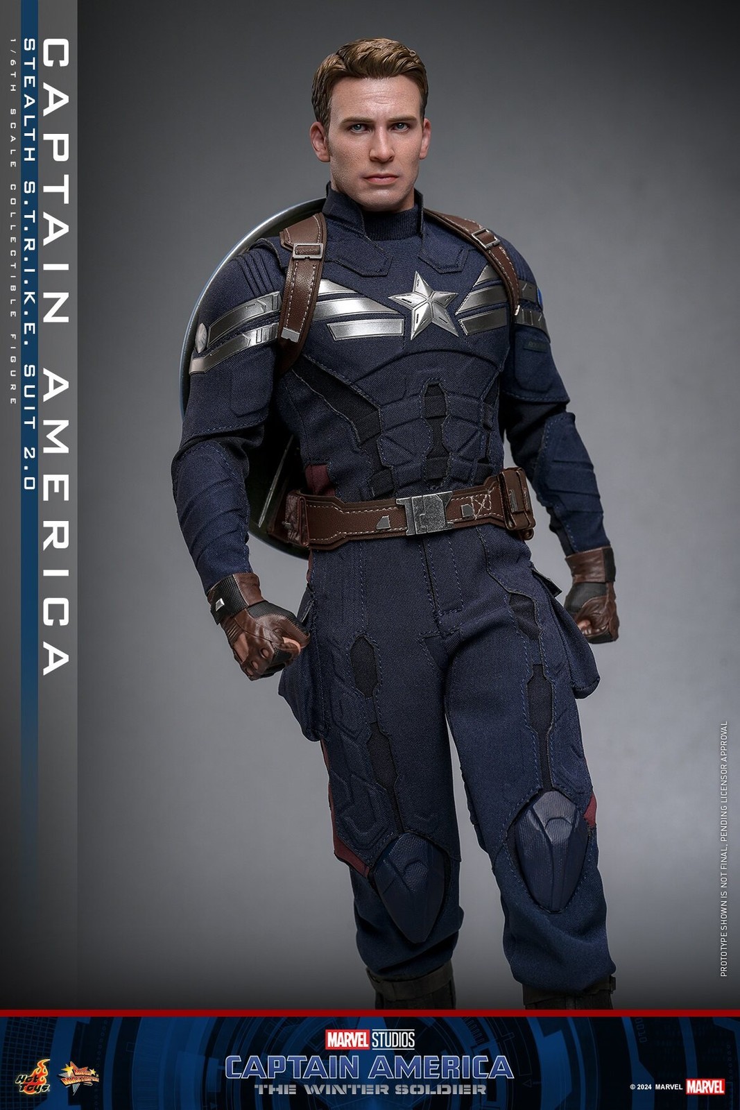 In Stock New Hot Toys MMS783 Captain America 1/6 Stealth Strike Suit 2.0 Figure