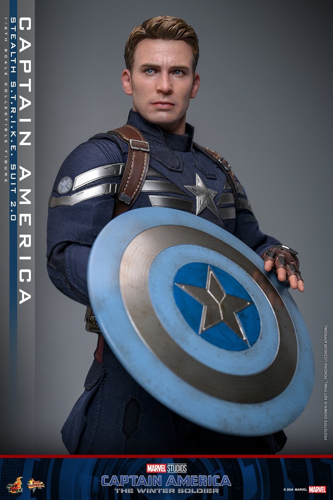 In Stock New Hot Toys MMS783 Captain America 1/6 Stealth Strike Suit 2.0 Figure