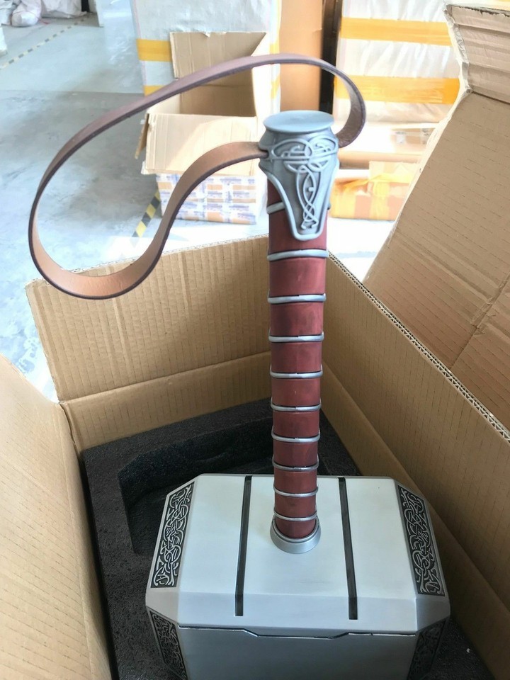 Full Metal CATTOYZ 1:1 The Avengers Thor Hammer Replica Props Mjolnir Gifts