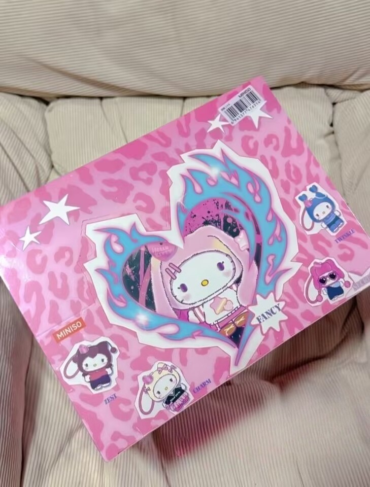 Miniso Hello Kitty Pop Star Series Plush Blind Box Figure Toy 100% Original