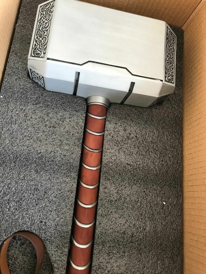 Full Metal CATTOYZ 1:1 The Avengers Thor Hammer Replica Props Mjolnir Gifts