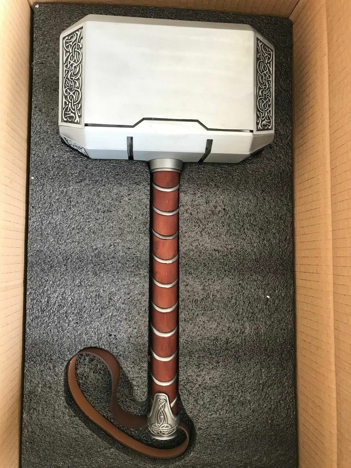Full Metal CATTOYZ 1:1 The Avengers Thor Hammer Replica Props Mjolnir Gifts