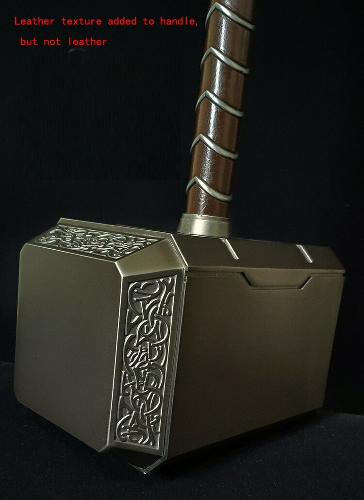 HCMY Full Metal Version 2.0 1:1 The Avengers Thor Hammer Replica Props Mjolnir