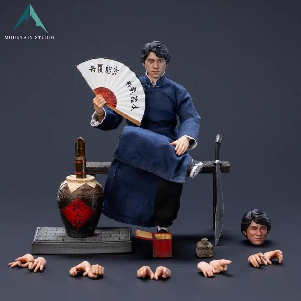 NEW Mountain Studio Drunken Fist Jackie Chan 1/12 Action Figure Model In Stock