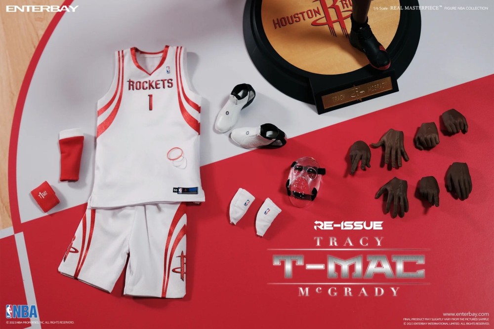 In Stock New ENTERBAY RM-1067 Tracy McGrady 1/6 Action Figure T-MAC Reissue