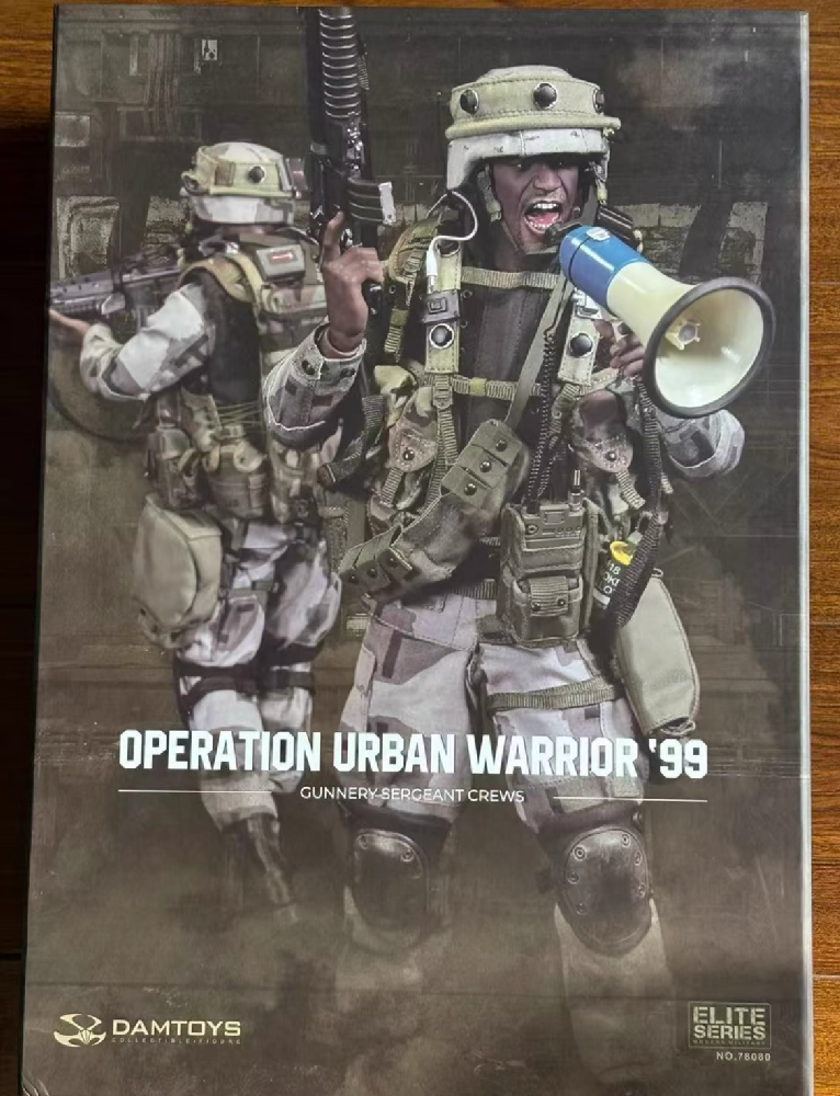 NEW DAM TOYS 1/6 78080 Operation Urban Warrior ‘99 Gunnery Sergeant Crew Figure