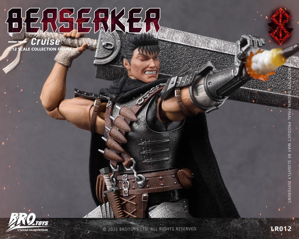 Pre-order BROTOYS LR012 1/12 Berserk Guts Collectible Action Figure Model Toy
