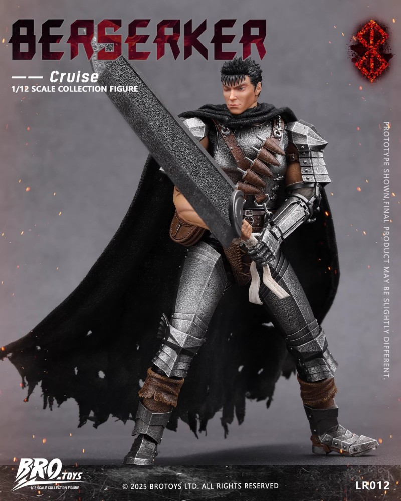 Pre-order BROTOYS LR012 1/12 Berserk Guts Collectible Action Figure Model Toy
