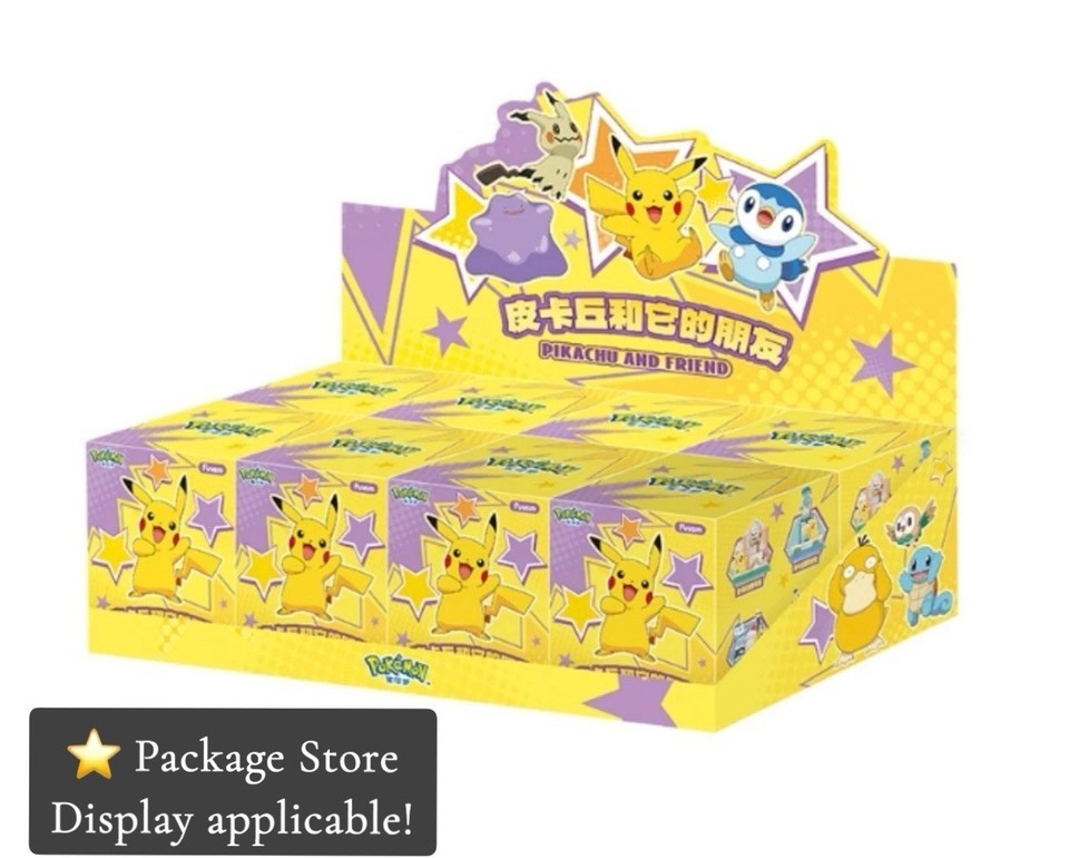 Authentic Pokémon Funism Pikachu & Friends Full Sealed Case 8boxes Figure