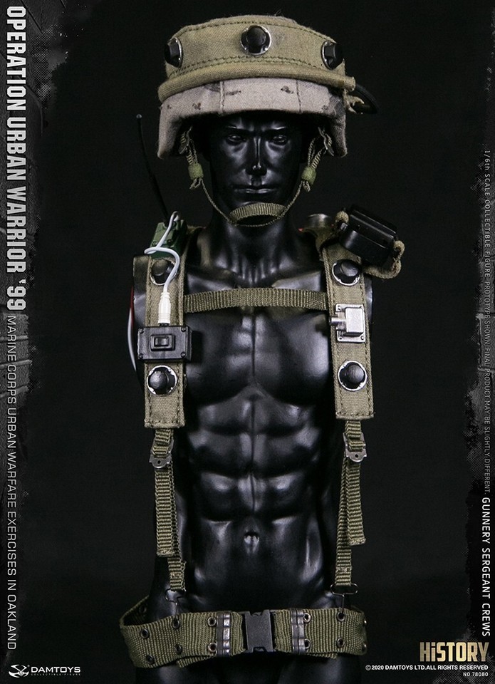 NEW DAM TOYS 1/6 78080 Operation Urban Warrior ‘99 Gunnery Sergeant Crew Figure