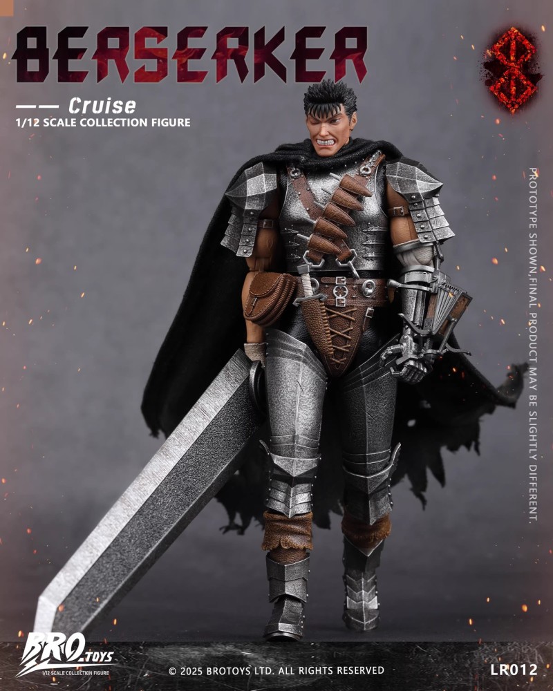 Pre-order BROTOYS LR012 1/12 Berserk Guts Collectible Action Figure Model Toy