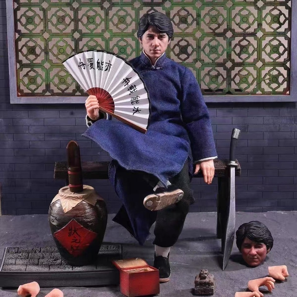 NEW Mountain Studio Drunken Fist Jackie Chan 1/12 Action Figure Model In Stock